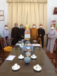 Ninh Thuận: Phật giáo huyện Thuận Nam thăm và chúc Tết chính quyền và Ban Trị sự Phật giáo tỉnh