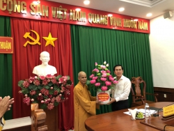 Ninh Thuận: BTS GHPGVN tỉnh thăm chính quyền sau đại hội PG nhiệm kì VII thành công tốt đẹp
