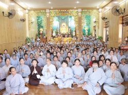 Ninh Thuận: Phật giáo huyện Thuận Bắc tổ chức khóa tu “Một ngày an lạc”