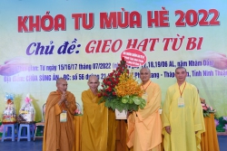 Ninh Thuận: Chính thức khai mạc Khóa tu Mùa hè “Gieo Hạt Từ Bi” năm 2022