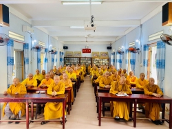 Ninh Thuận: Thường trực Ban Trị sự Phật giáo tỉnh Phổ biến Hiến chương sửa đổi tại các Trú xứ An Cư Kiết Hạ