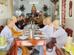 Phật Giáo huyện Ninh Hải tổ chức Hội nghị tổng kết công tác Phật sự 06 tháng cuối năm 2023 và phương hướng hoạt động Phật sự năm 2024