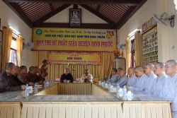Ban Trị sự GHPGVN huyện Ninh Phước họp mặt đầu năm Giáp Thìn – 2024