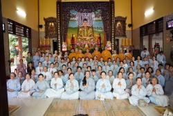Phật giáo Tp. Phan Rang - Tháp Chàm tổ chức Khóa tu “Thực hành hạnh giải thoát - Kỳ 8”