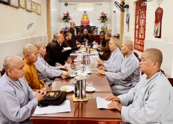 Phật giáo huyện Ninh Hải sơ kết hoạt động Phật sự 6 tháng đầu năm 2024 và triển khai phương hướng nhiệm vụ 6 tháng cuối năm 2024