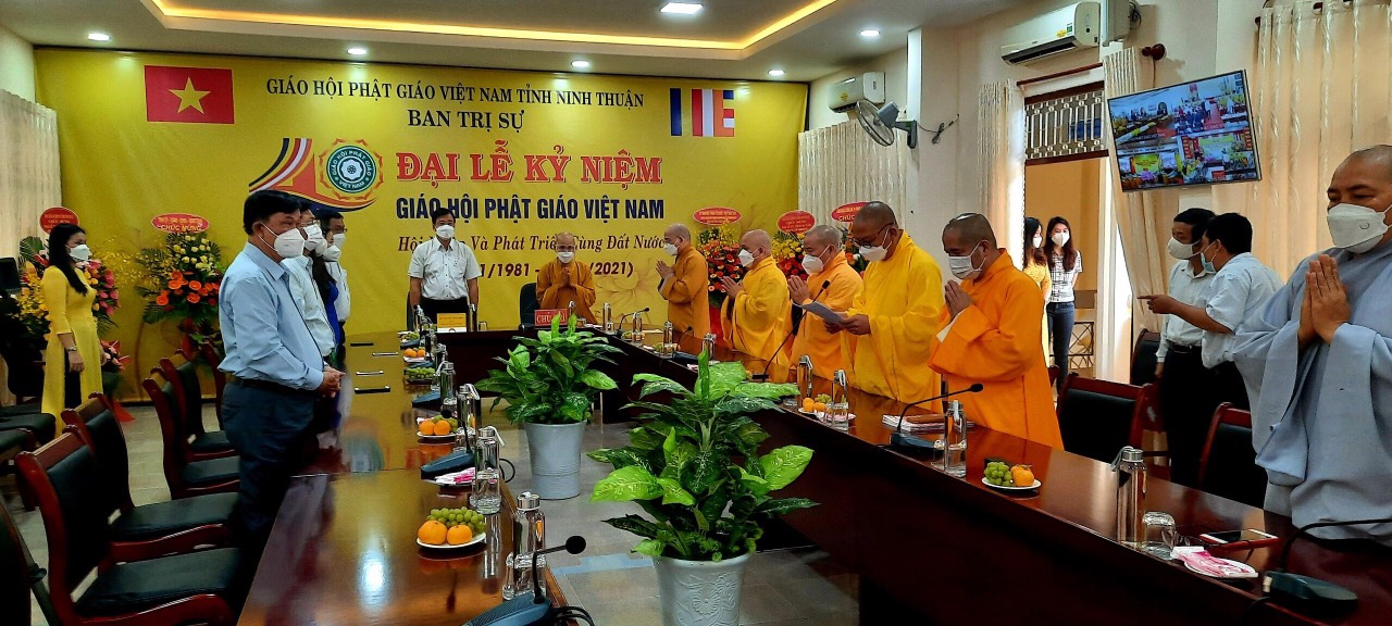 Ninh Thuận: Long trọng tổ chức Đại lễ kỷ niệm 40 năm ngày thành lập GHPGVN (07/11/1981 – 07/11/2021)