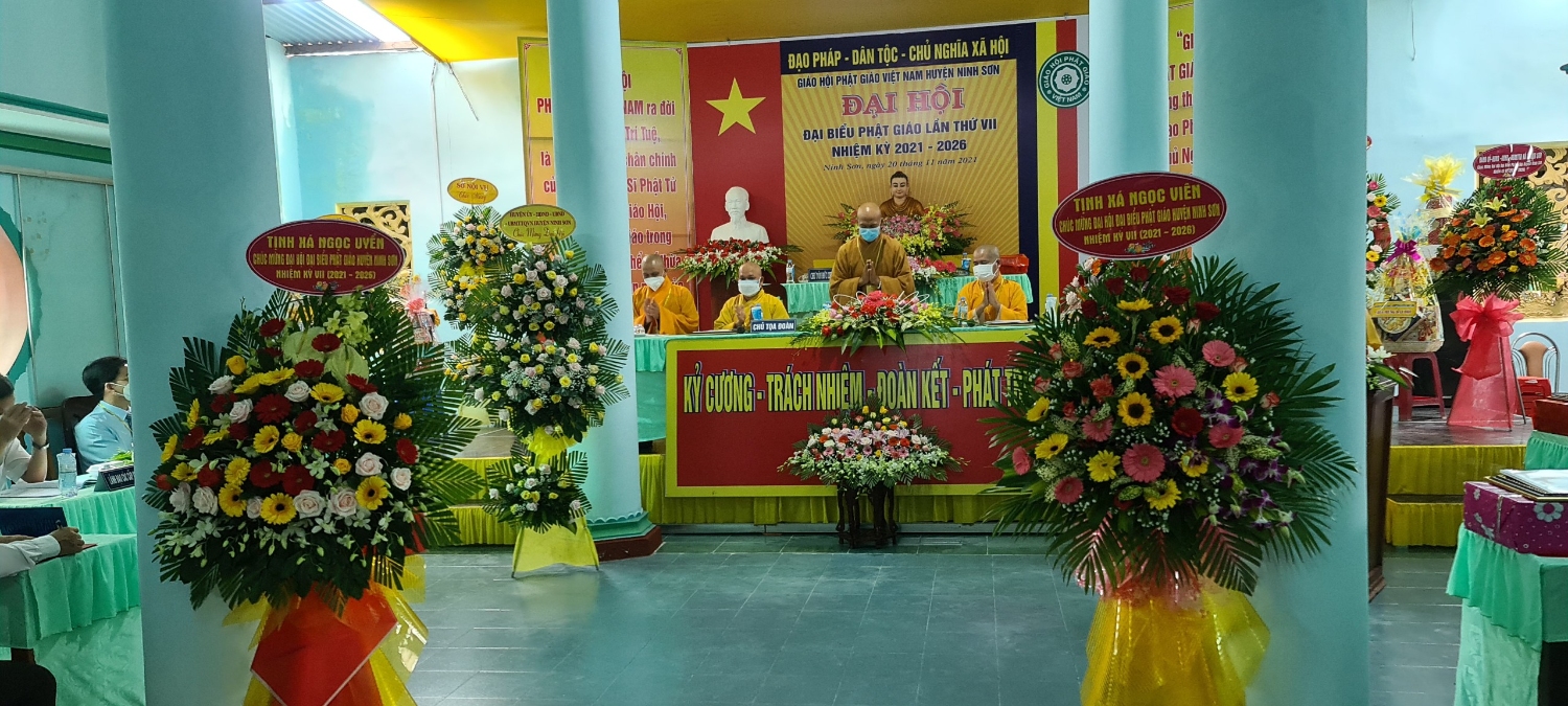 Ninh Thuận: Phật giáo huyện Ninh Sơn tổ chức Đại hội Đại biểu Phật giáo nhiệm kỳ VII (2021 – 2026)